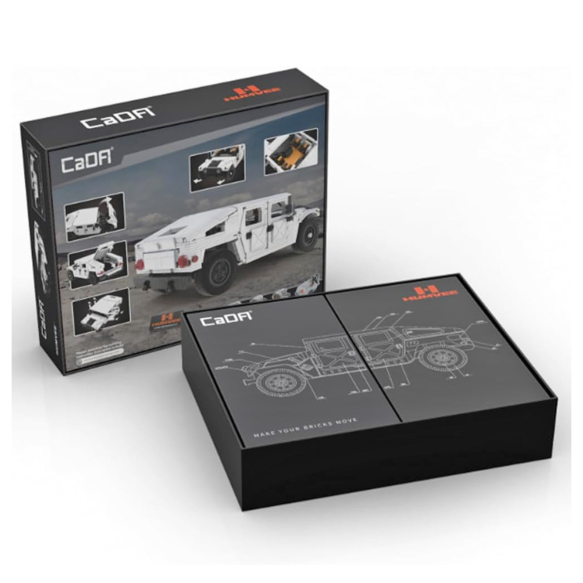 CaDA Humvee Off-Road Truck 1:24 Building Block Set