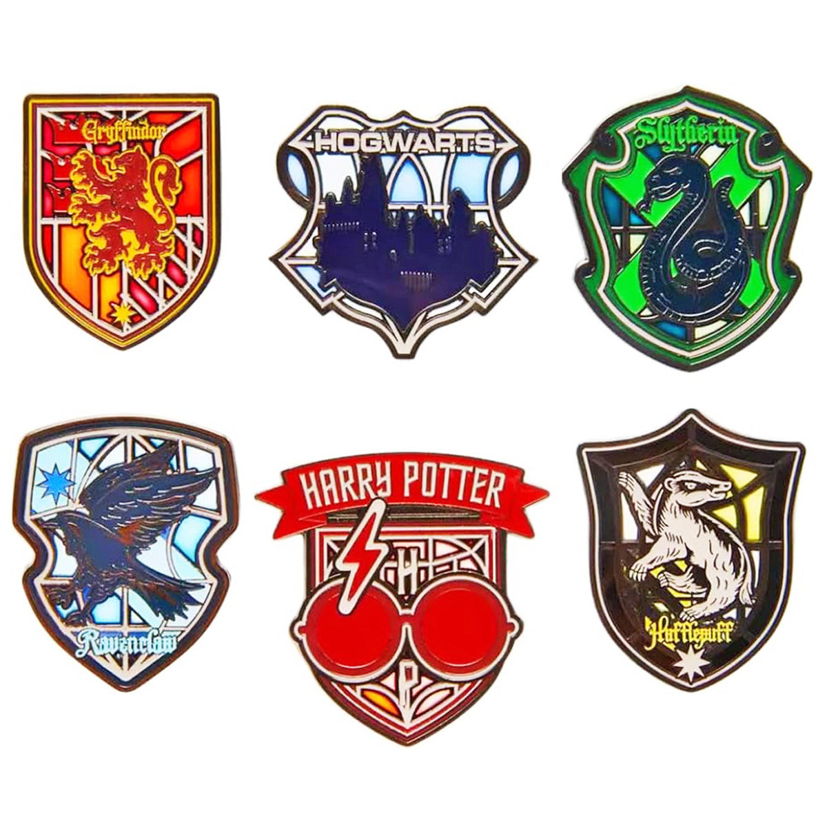 Funko Harry Potter Stained Glass House Crests Blind Box Pins (styles vary)