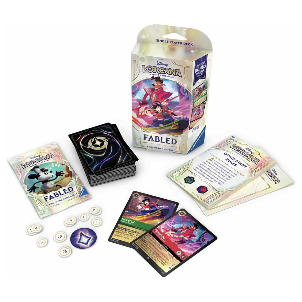 Disney Lorcana: Fabled Trading Card Game Single-Player Deck A