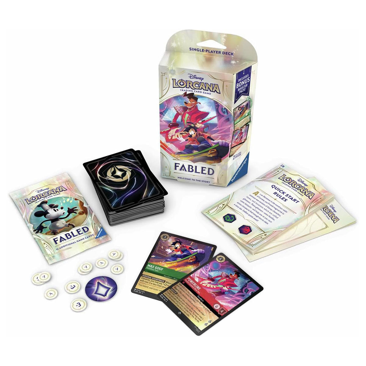Disney Lorcana: Fabled Trading Card Game Single-Player Deck A