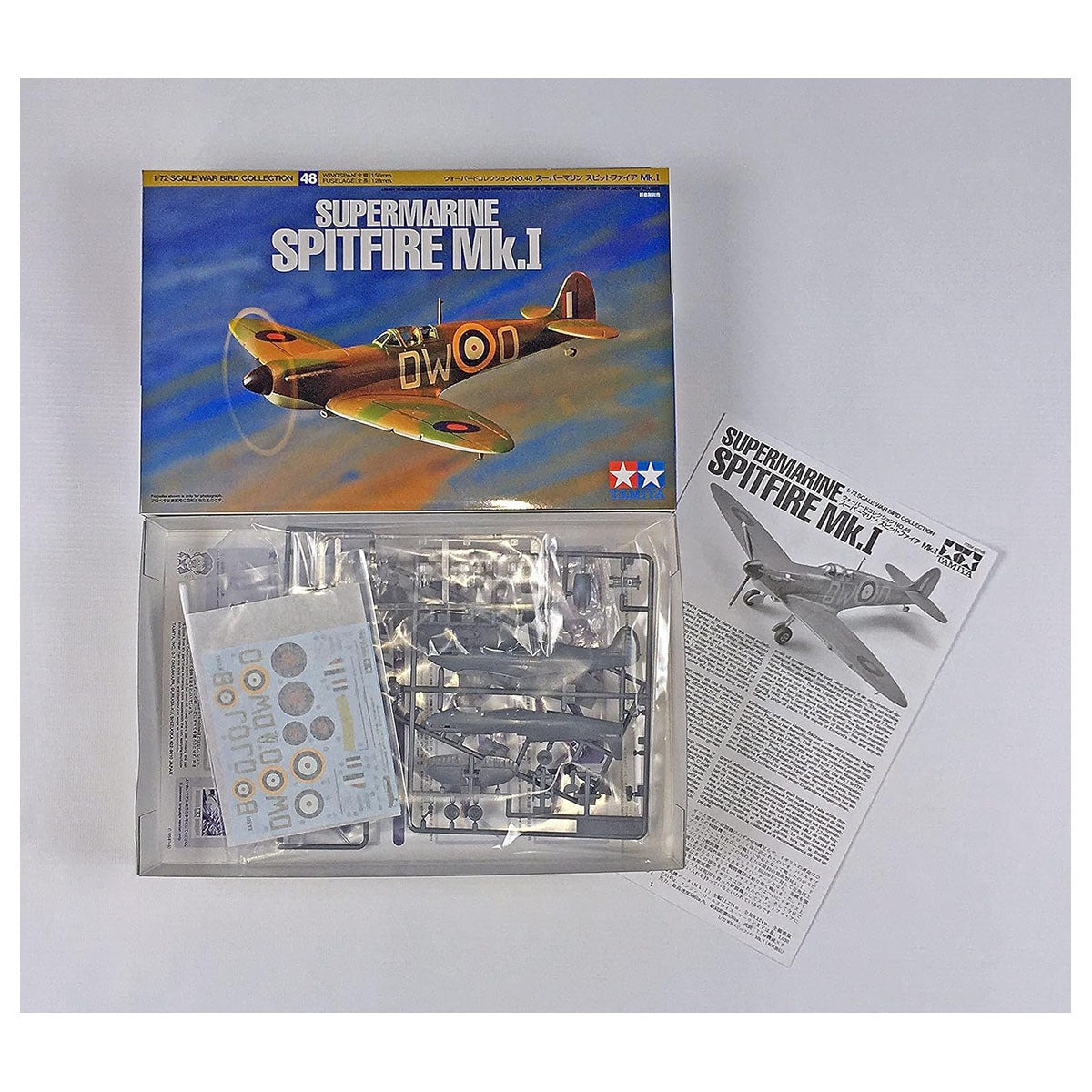 Tamiya 1/72 Supermarine Spitfire Mk.I - 60748 Model Kit