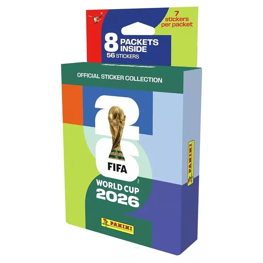 FIFA WORLD CUP 2026™ Official Sticker Collection Box of 8 Packets (Multi-set)