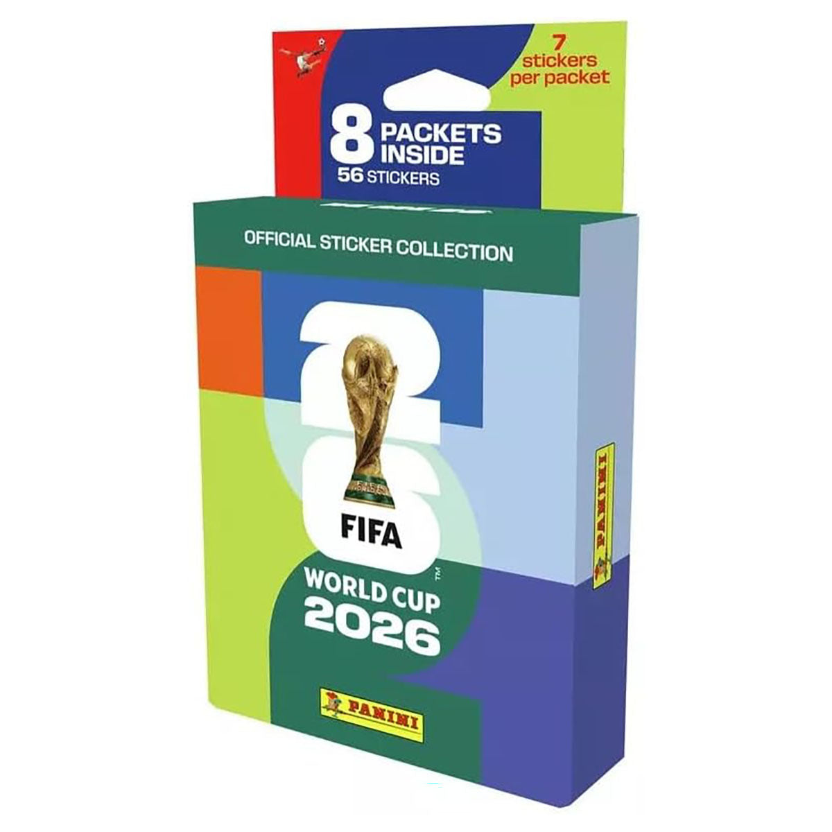 FIFA WORLD CUP 2026™ Official Sticker Collection Box of 8 Packets (Multi-set)
