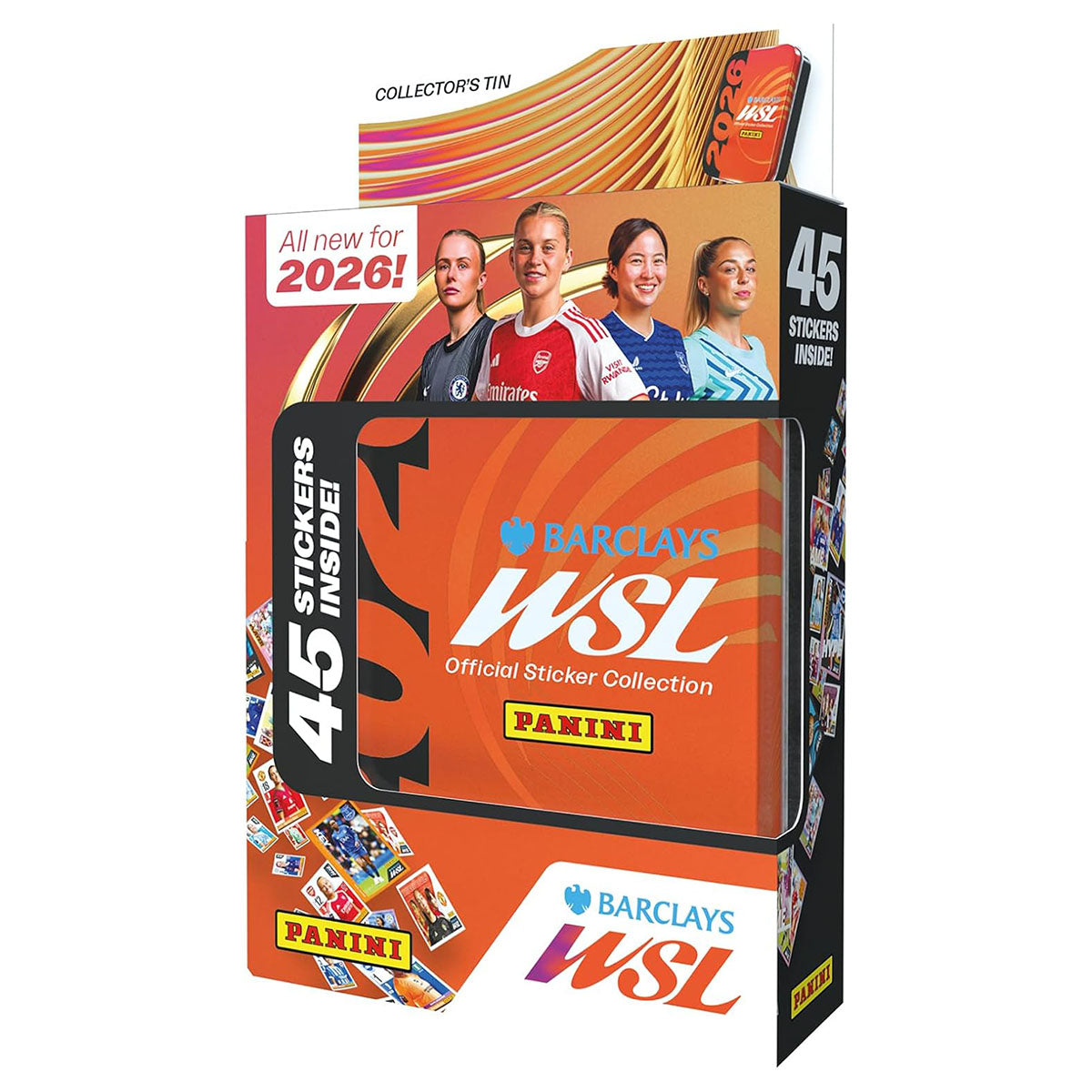 Panini WSL 2025/26 Pocket Tin front