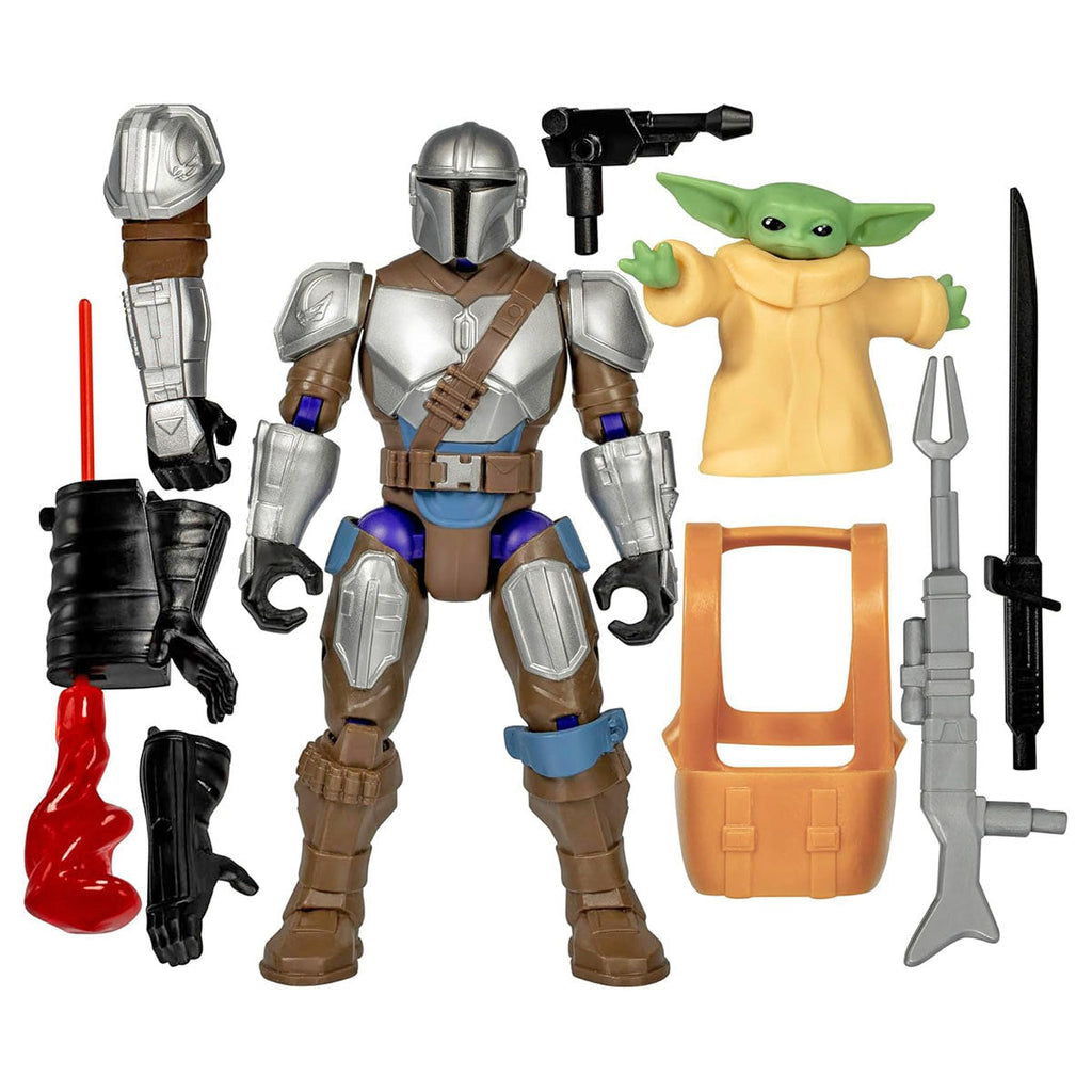 MixMashers Deluxe Star Wars The Mandalorian & Grogu Action Figure
