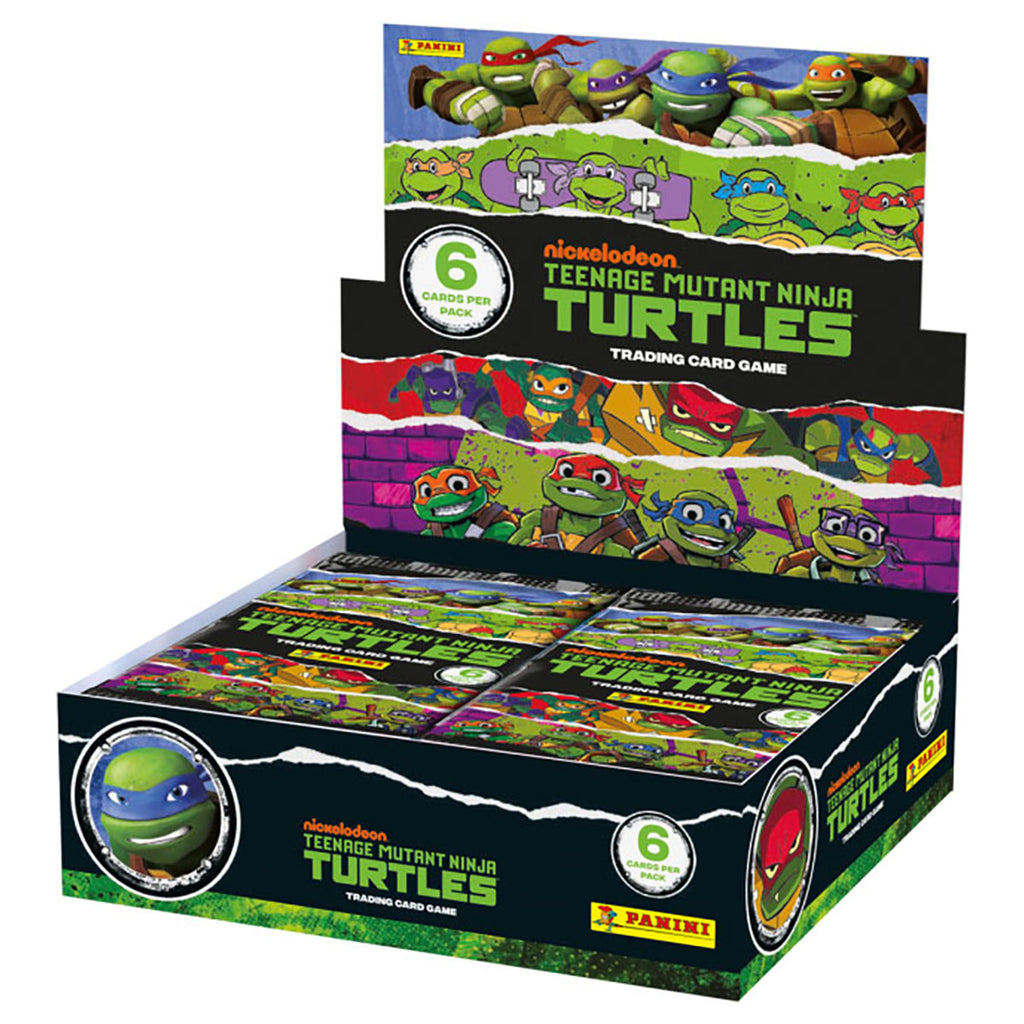 Teenage Mutant Ninja Turtles trading cards display
