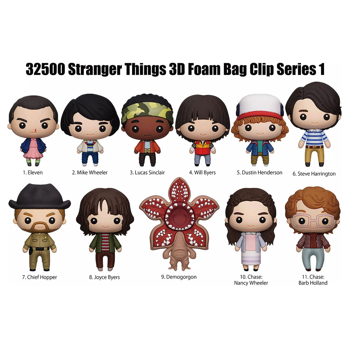 Stranger Things Series 1 Figural Bag Clip (styles vary)
