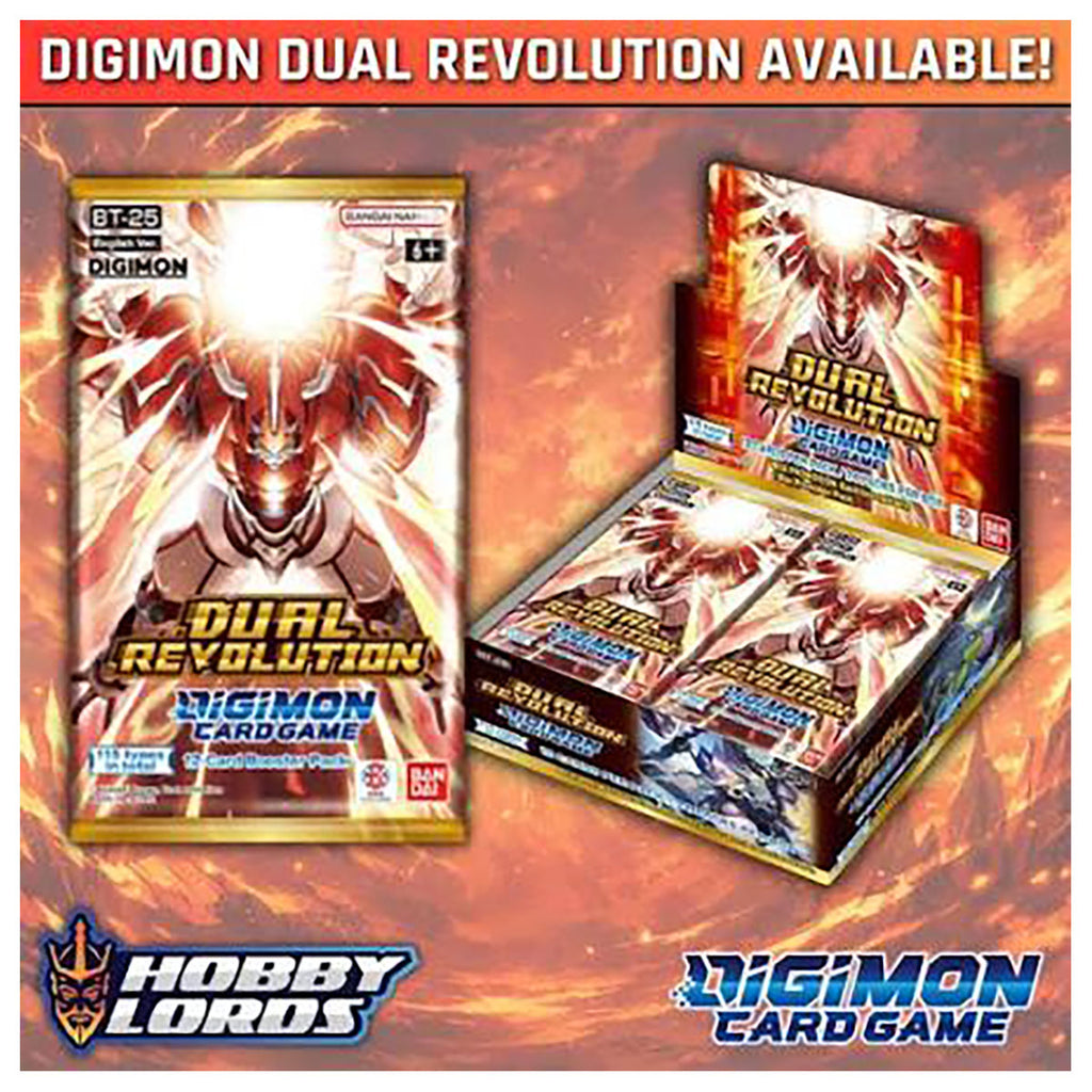 Digimon Card Game - Dual Revolution (BT25) - Booster Box (24 Packs)