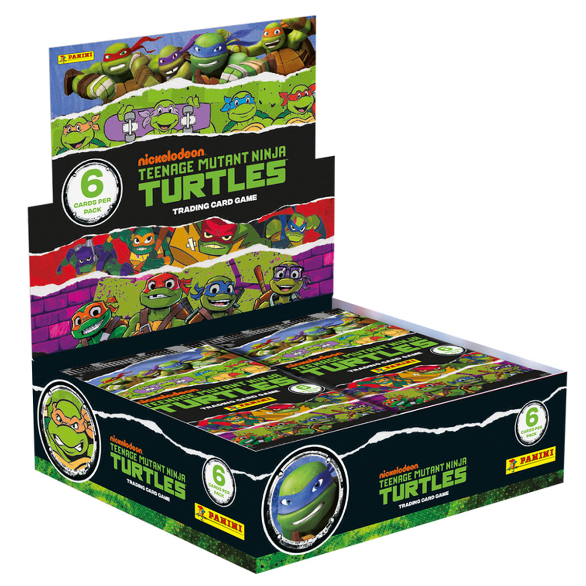Teenage Mutant Ninja Turtles trading cards display