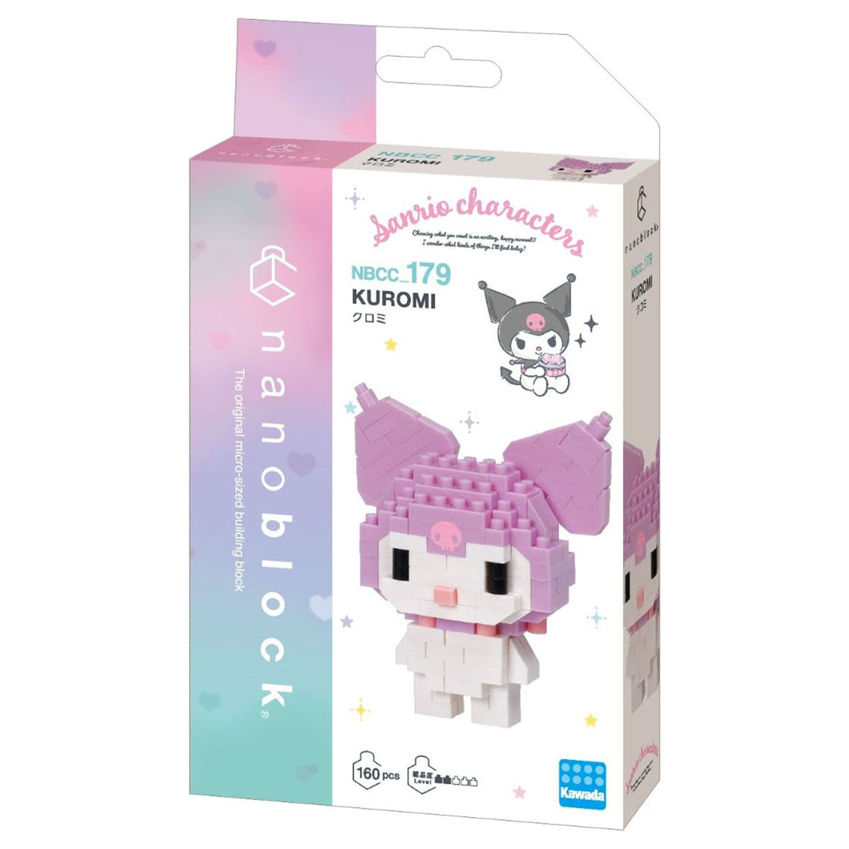 Nanoblock Sanrio Characters: Kuromi Micro-Sized Building Set