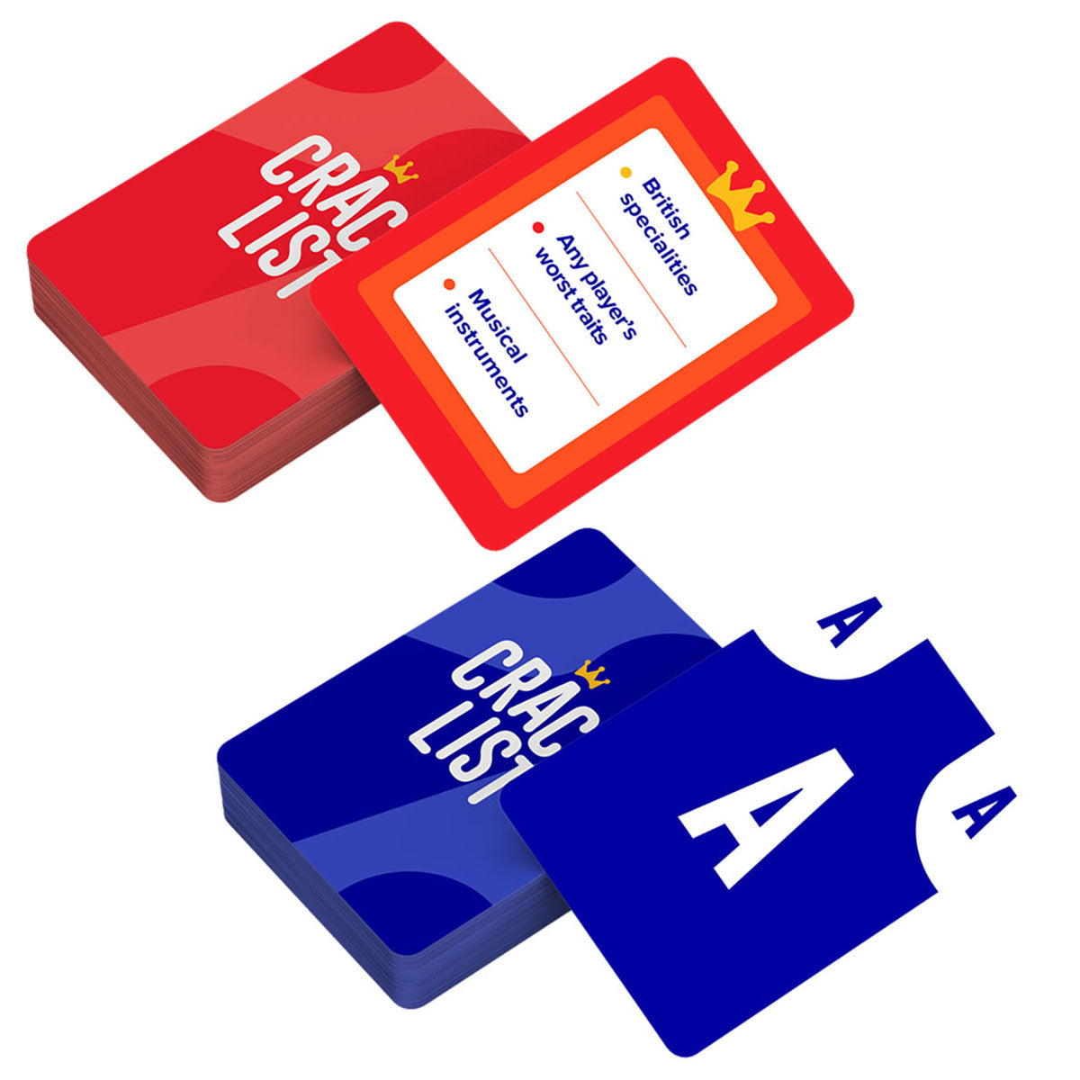 Crack List social party game 2 to 8 players age 10 plus