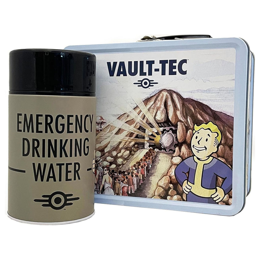 Fallout Clean Vault-Tec Lunch Box and Flask