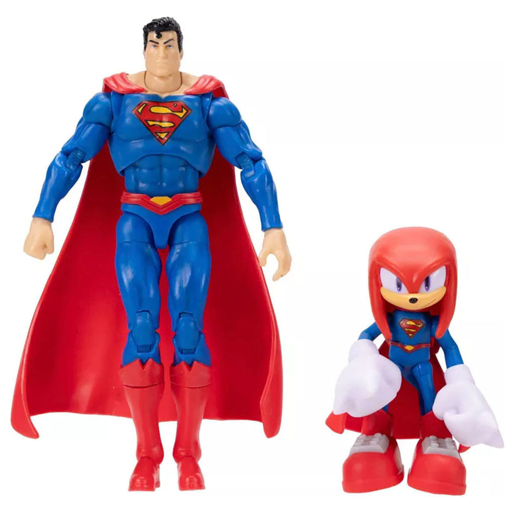 Knuckles & Superman Figures Set Sonic X DC