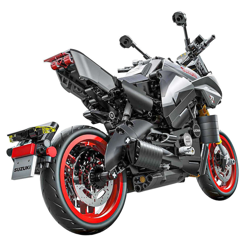 CaDA Suzuki Katana Motorcycle 1104 Piece Building Set