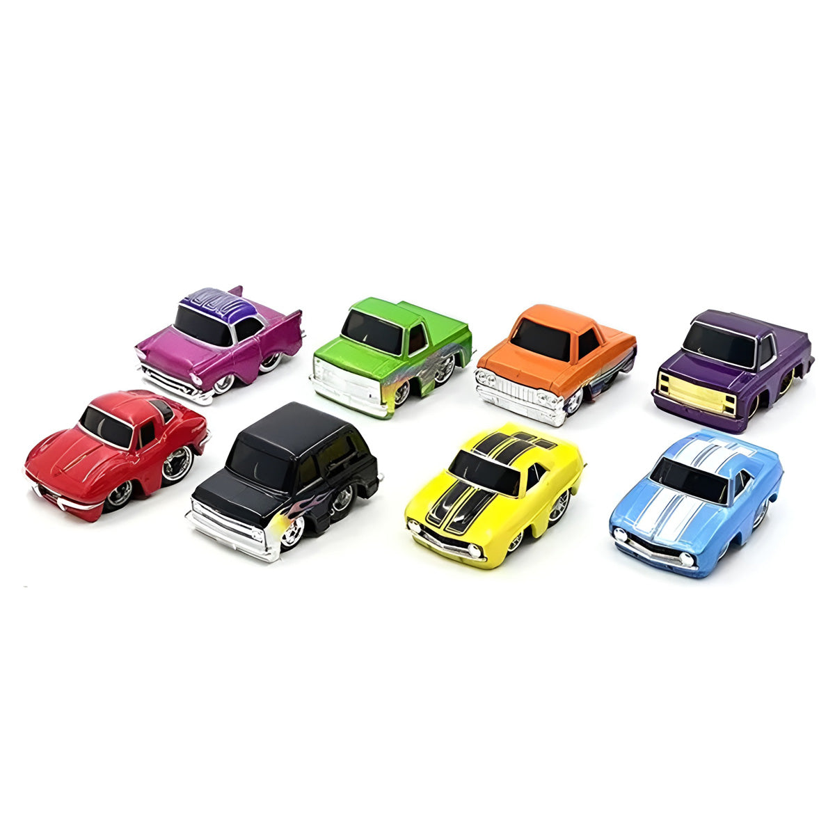 Diecast car display of ’57 Chevy Bel Air #01