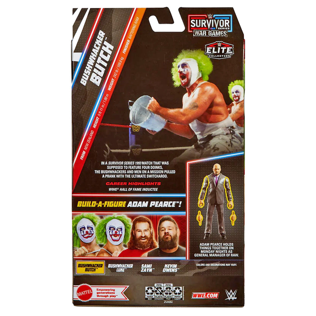 WWE Elite Survivor Series War Games Bushwhacker Butch 15cm Figure