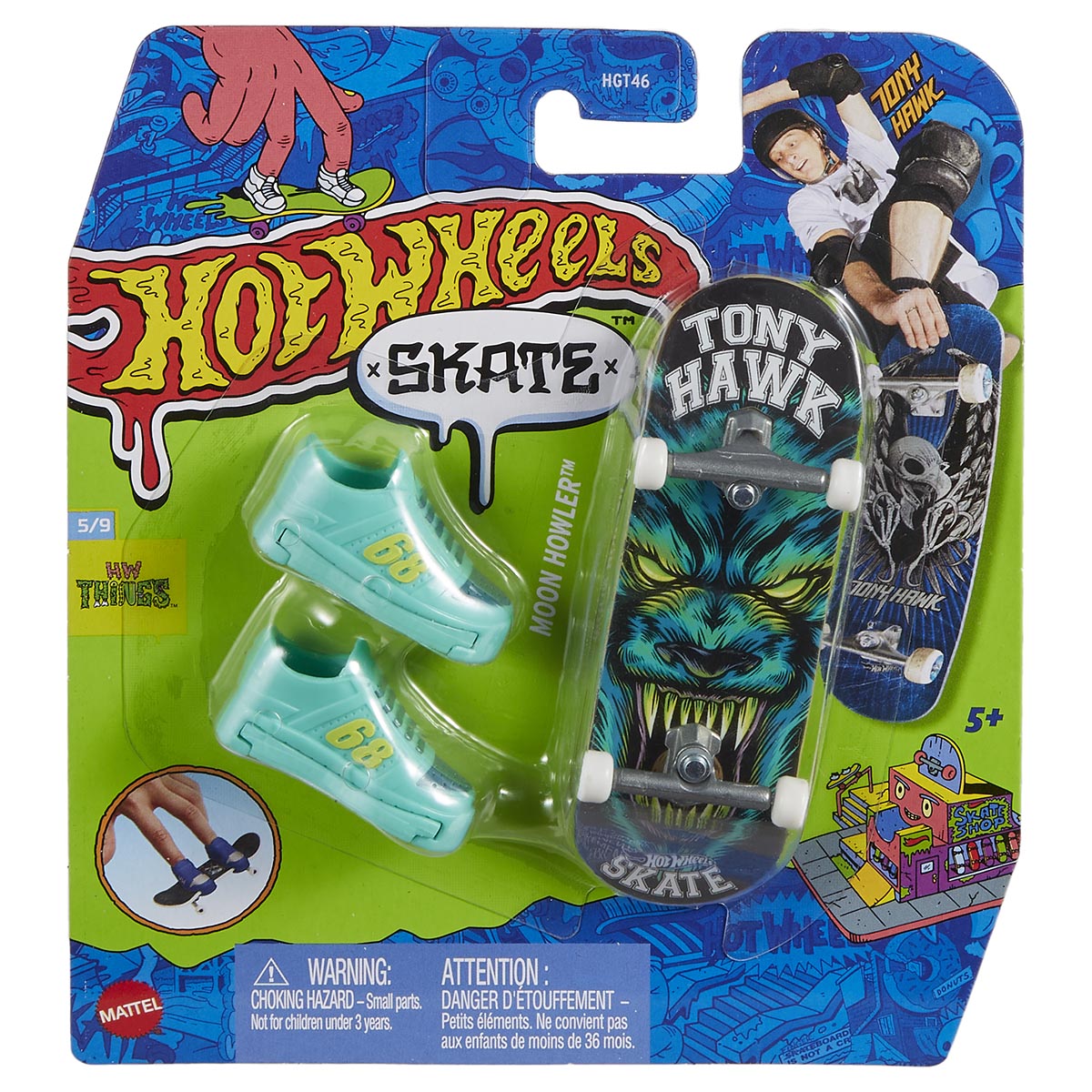 Moon Howler Hot Wheels Skate Fingerboard (HW Things 5/9)