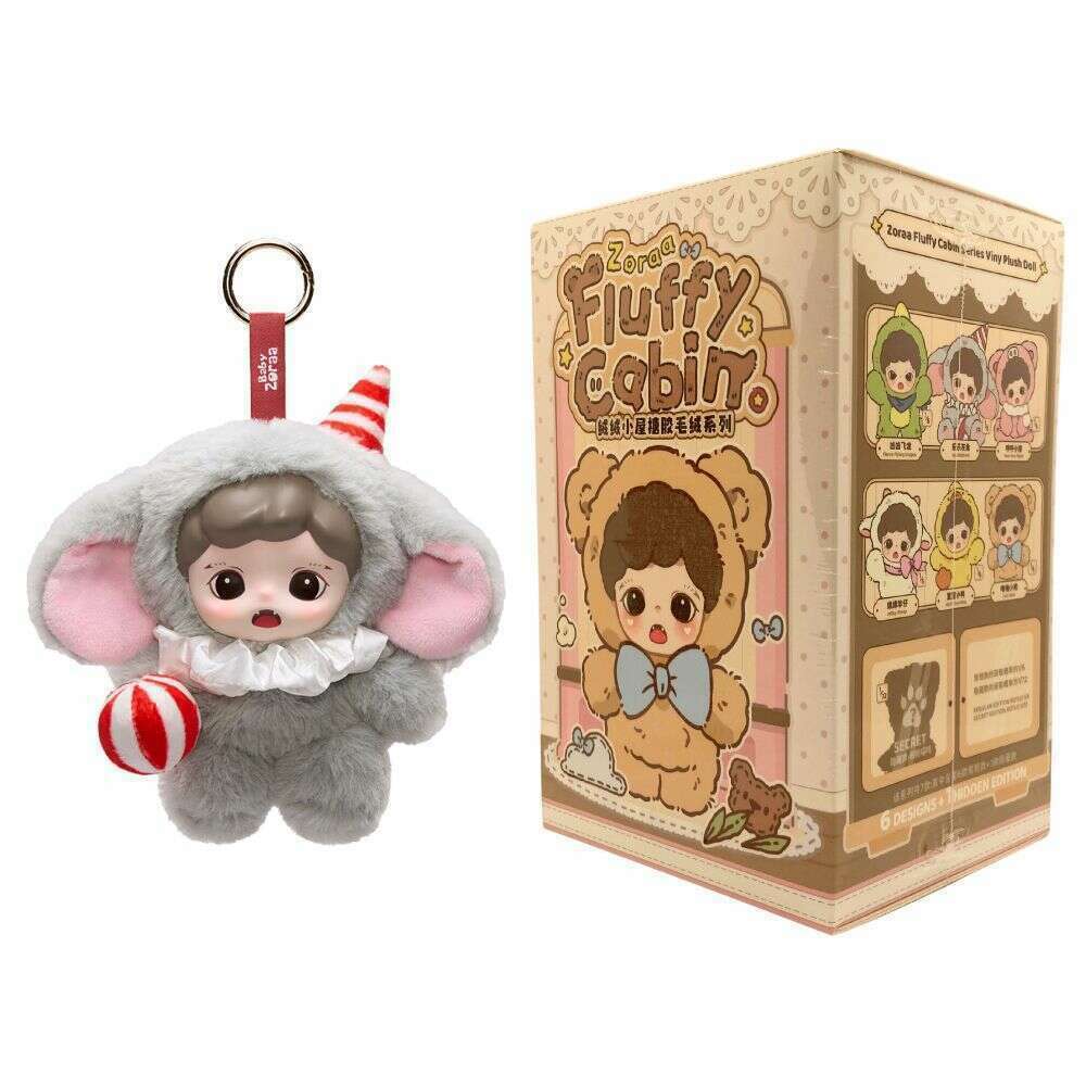 Zoraa - Fluffy Cabin Series - Collectible Vinyl Plush Bag Charm Blind Box