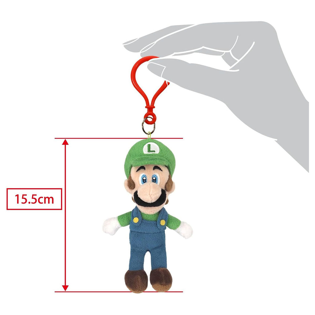 Super Mario Luigi Plush Keychain