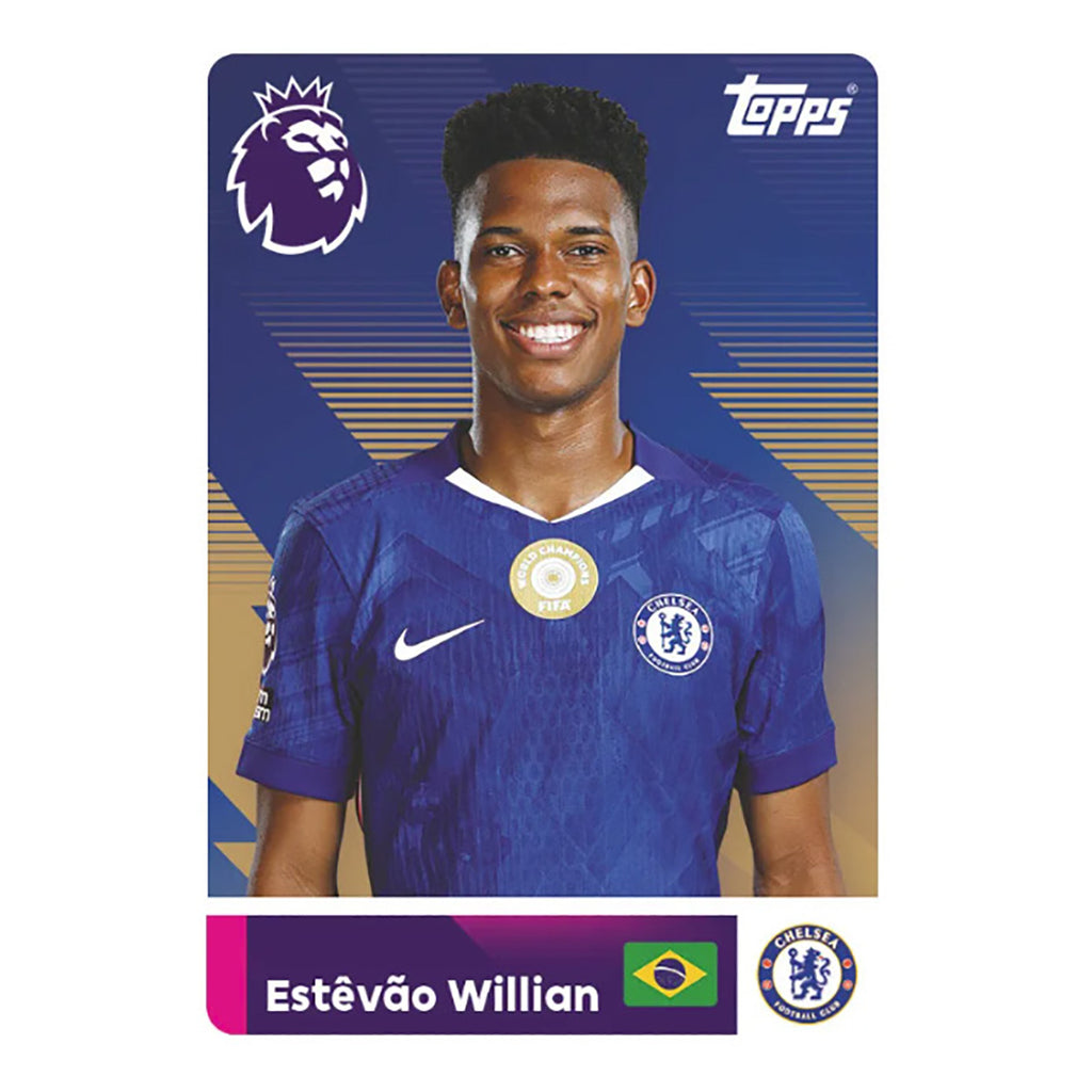 Topps football sticker packs included in starter pack