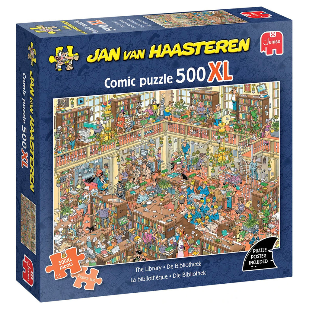Jan van Haasteren The Library 500XL Piece Jigsaw Puzzle