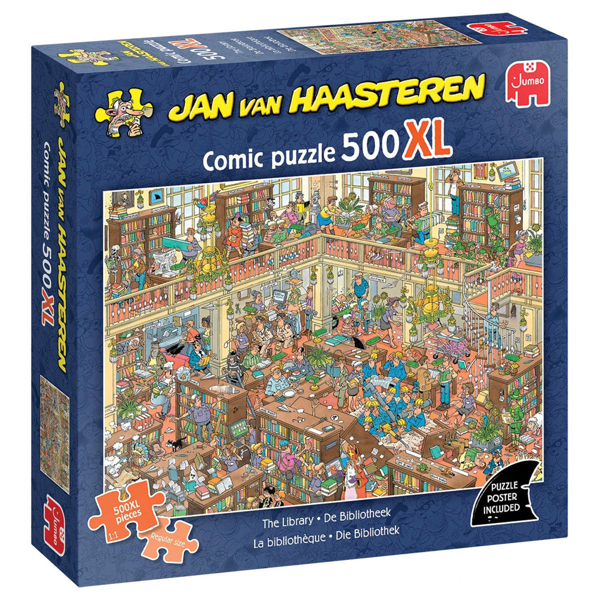 Jan van Haasteren The Library 500XL Piece Jigsaw Puzzle