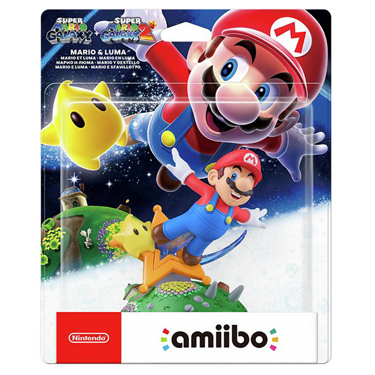 Mario and Luma amiibo Figure