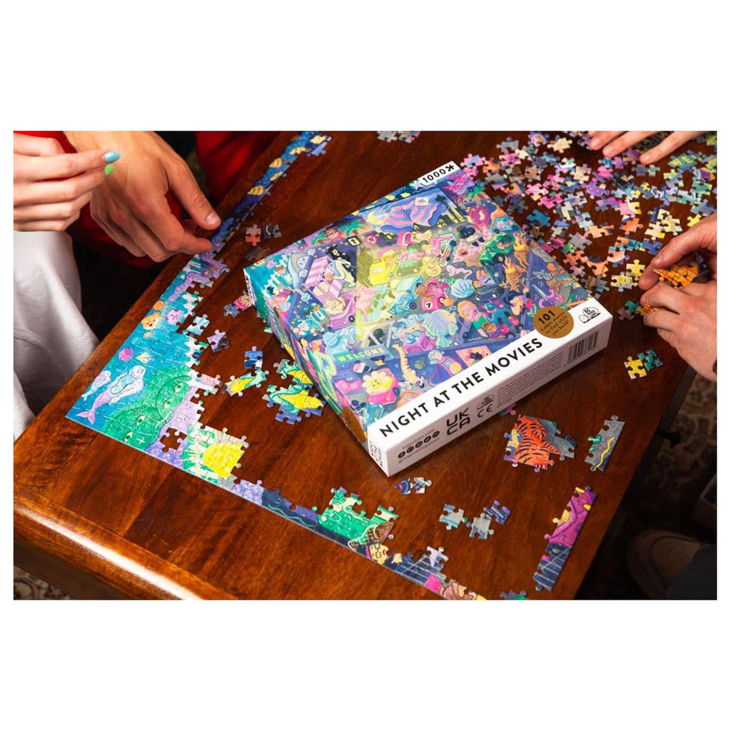 Night at the Movies Puzzle (1000 pieces)