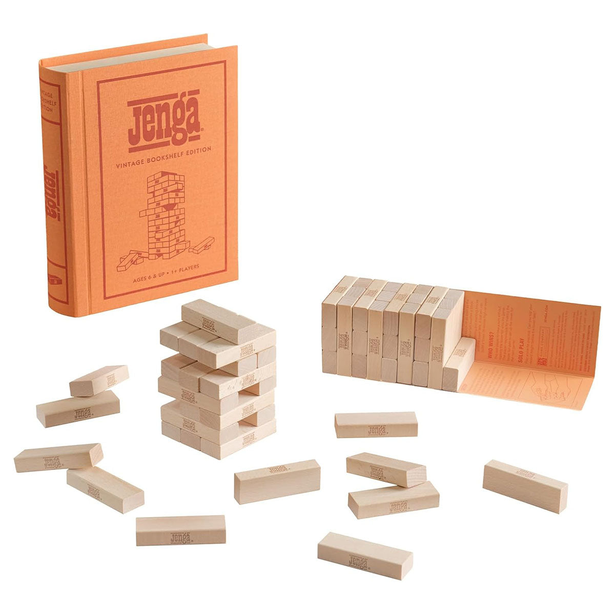 Jenga Vintage Bookshelf Edition