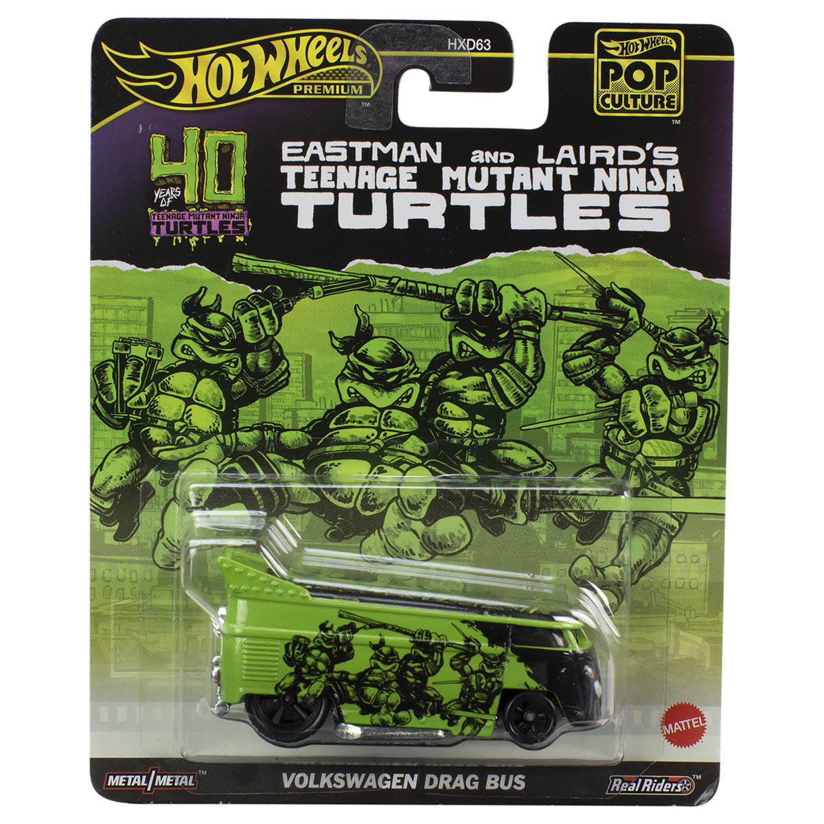 Hot Wheels Pop Culture: Teenage Mutant Ninja Turtles Volkswagen Drag Bus