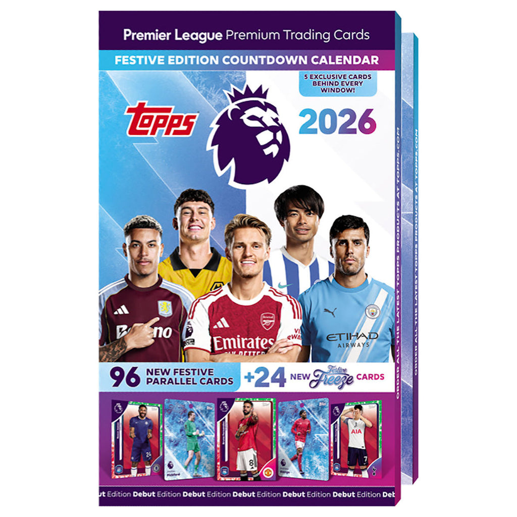 **PRE-ORDER** Topps Premier League 2025/26 Festive Countdown Calendar