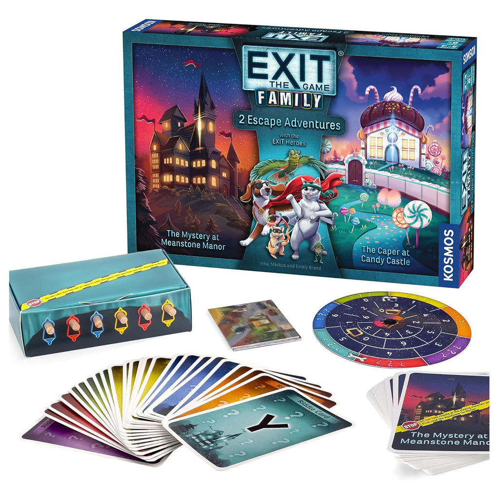 EXIT: The Game Family: 2 Escape Adventures Board Game