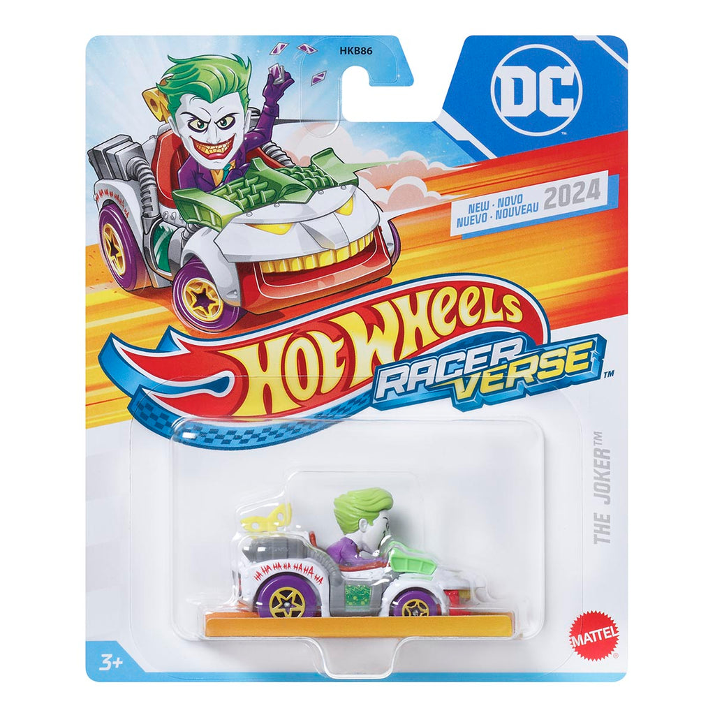 The Joker Hot Wheels Racer Verse Diecast Vehicle