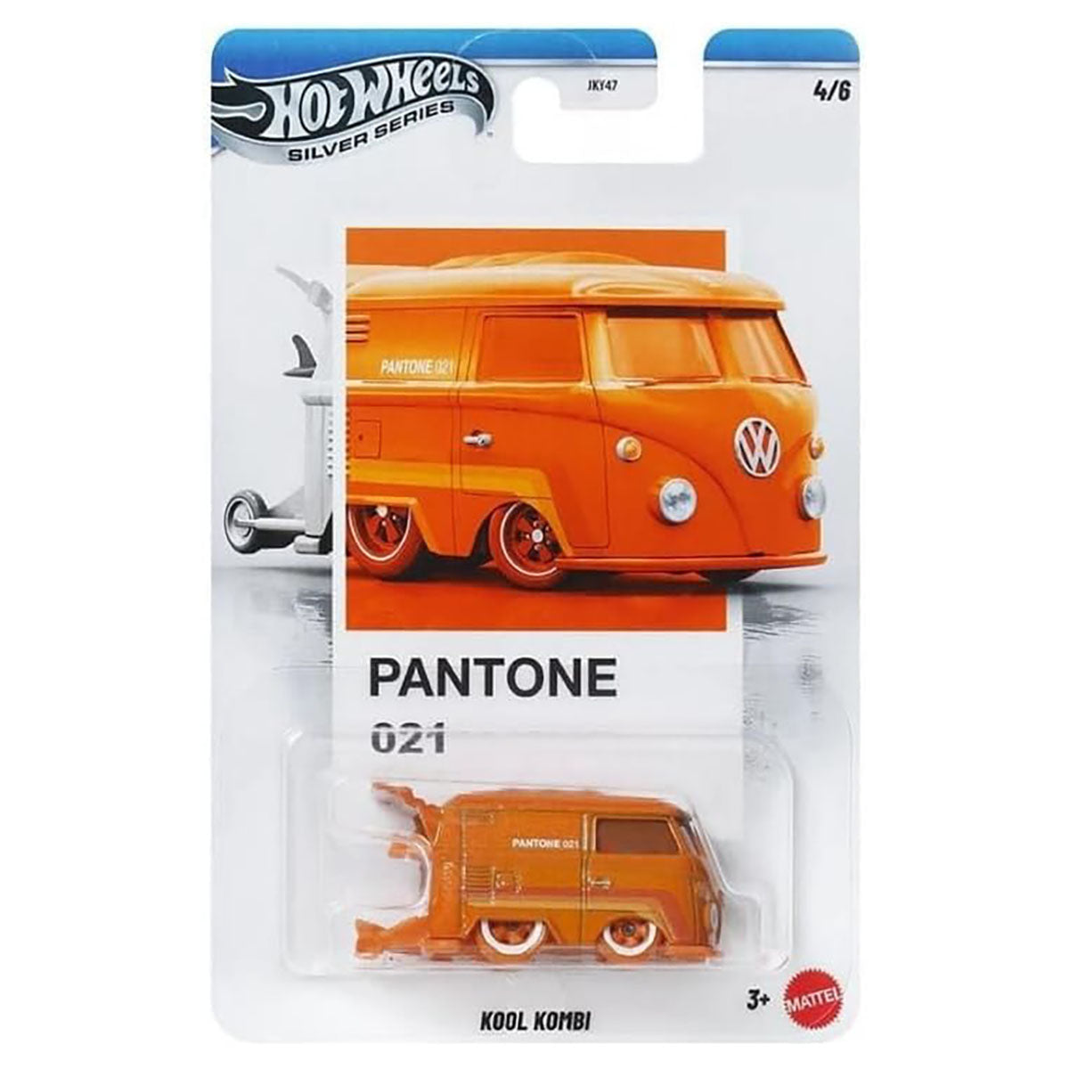 Hot Wheels Silver Series Pantone 021 Kool Kombi Car (4/6) Diecast Vehicle