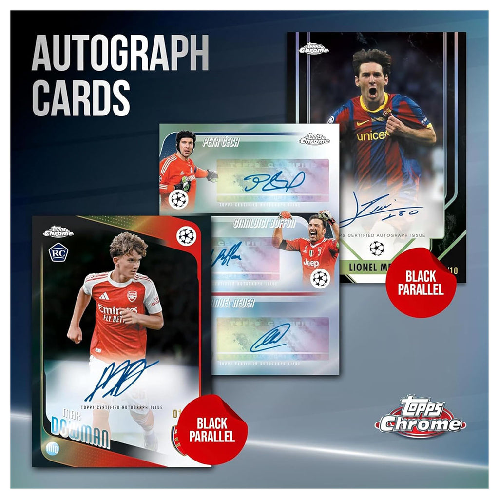 Topps Chrome UEFA Club Competitions 2025/26 Hanger Box