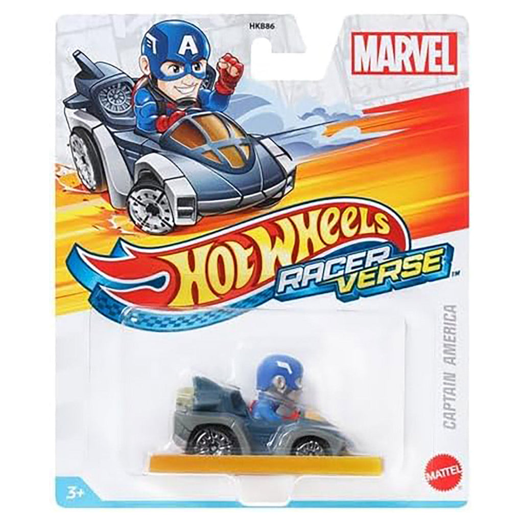 Hot Wheels Racer Verse Marvel Captain America Vehicle