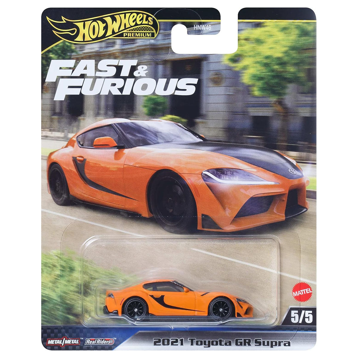 Hot Wheels Premium Fast & Furious: 2021 Toyota GR Supra 1:64 Car (5/5) 