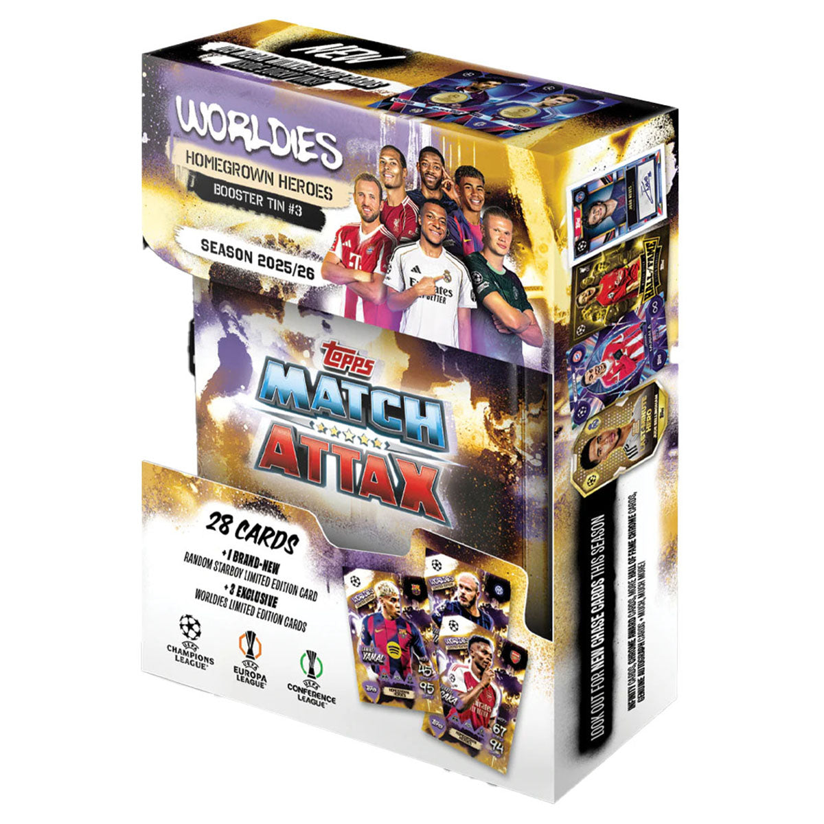 Topps Match Attax Seaon 2025/26 Worldies HomeGrown Heroes Booster Tin #3