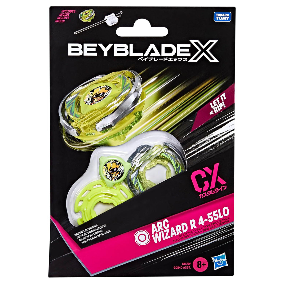 Beyblade X CX Arc Wizard R 4-55LO Stamina Type Starter Pack