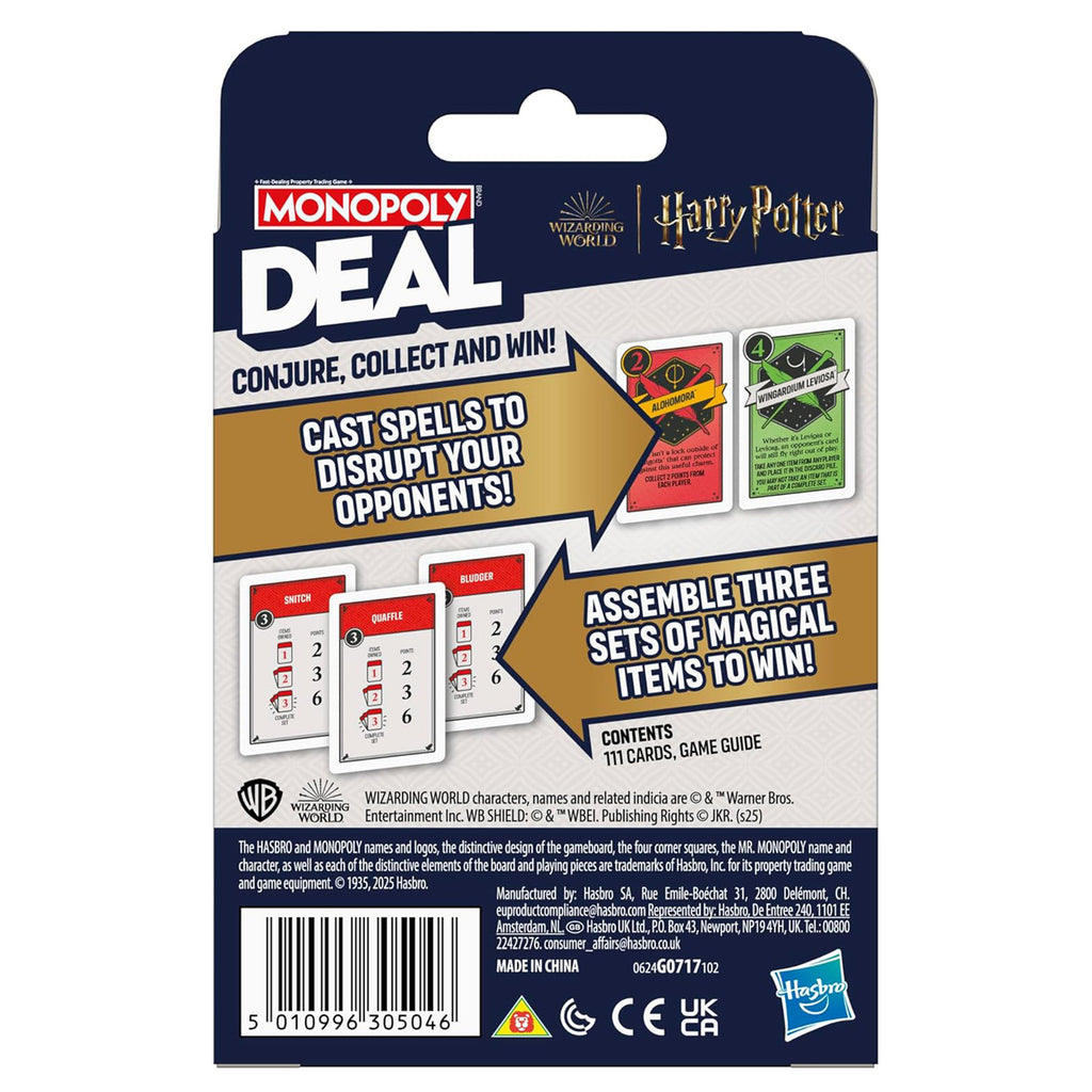 Monopoly Deal Harry Potter Card Game