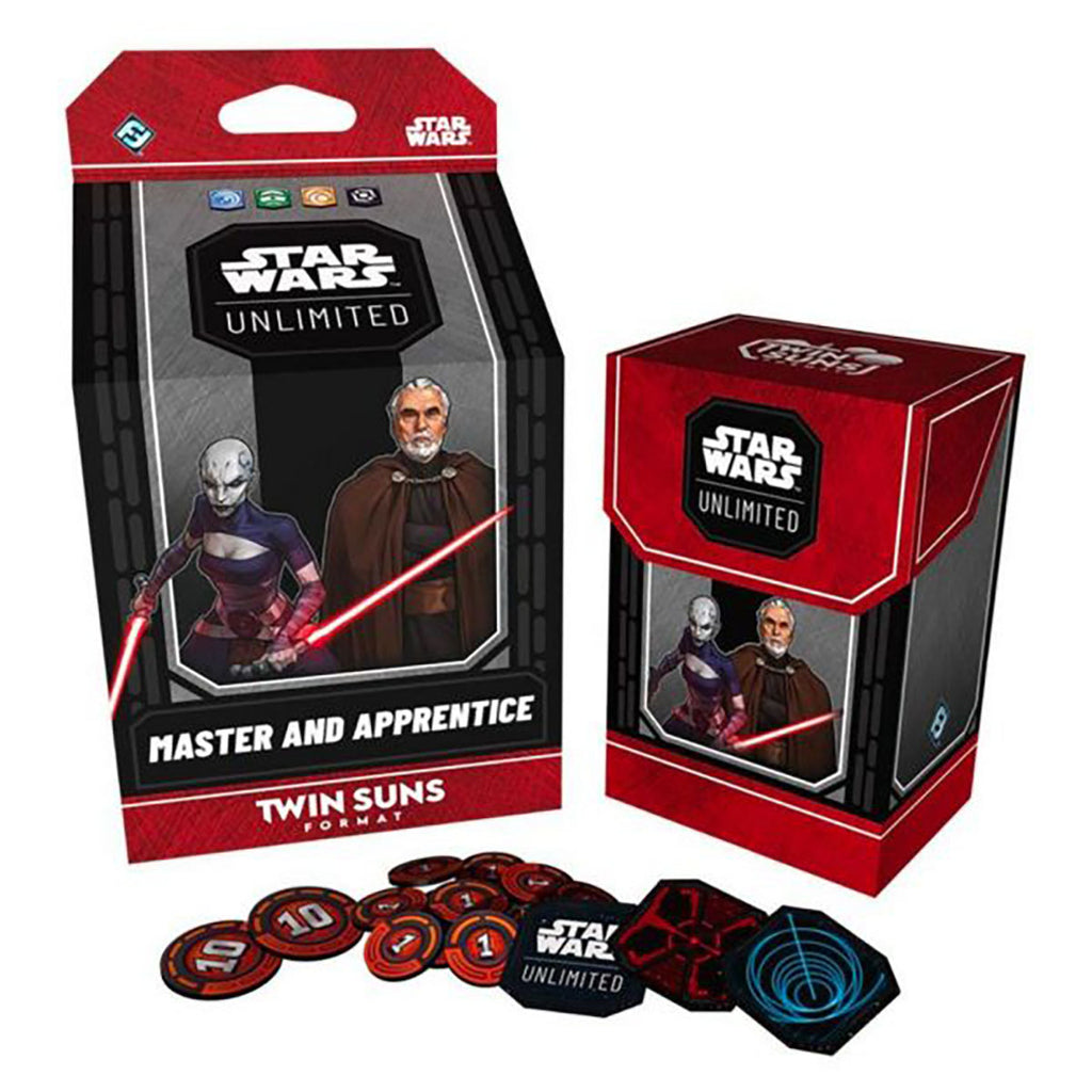 Star Wars: Unlimited: Master And Apprentice Twin Suns Format Deck