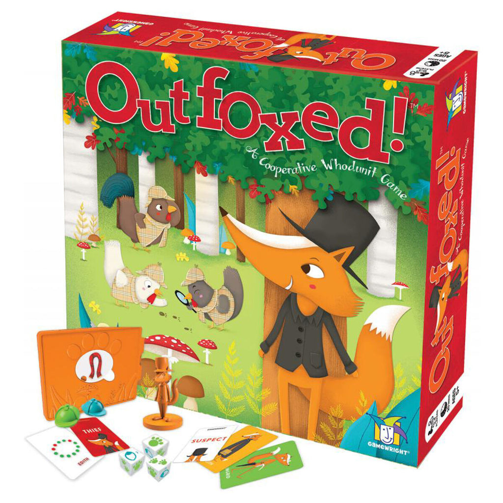 Outfoxed family deduction game