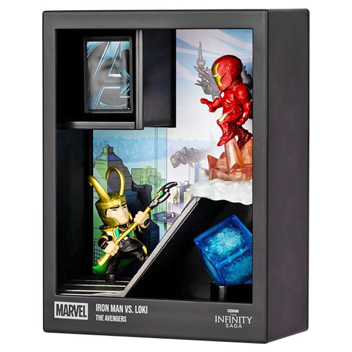 FANDROP Marvel Avengers: Assemble: Iron Man Vs Loki Figures Set