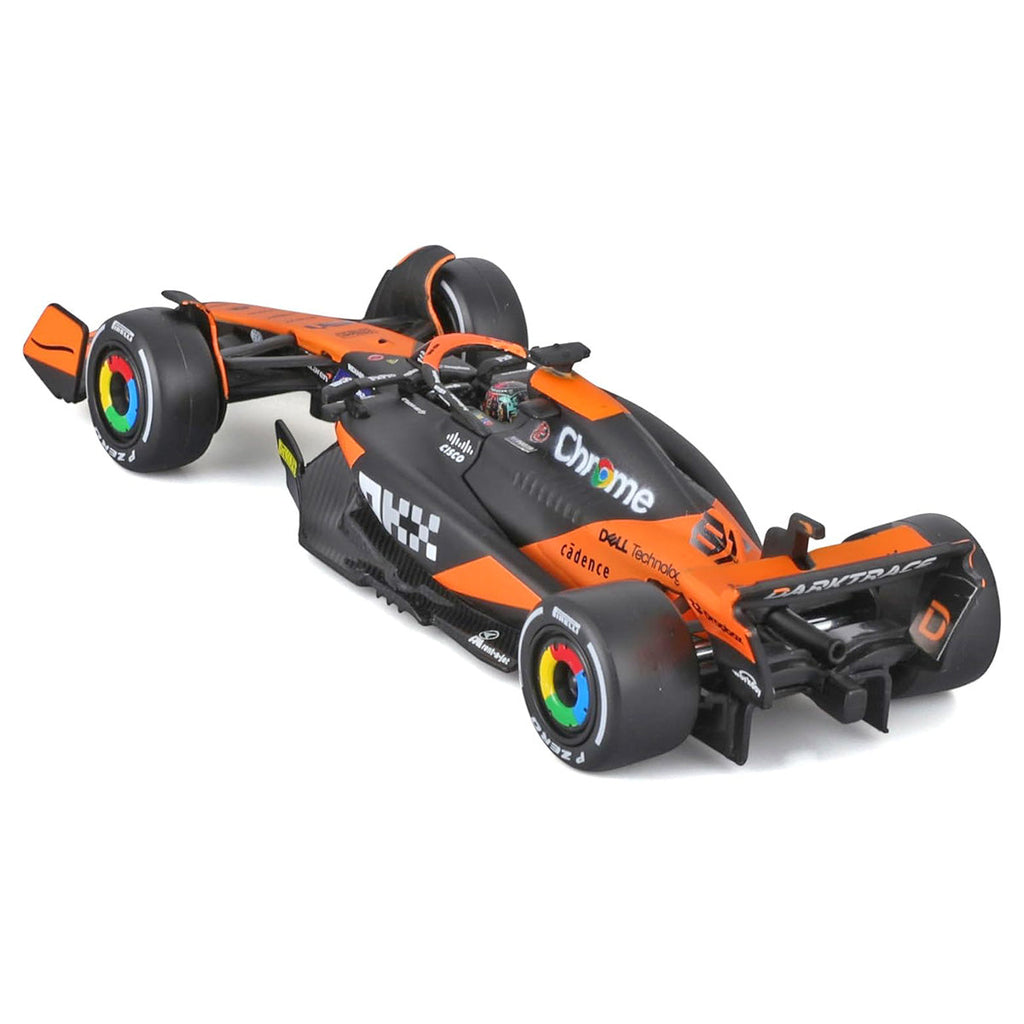 Bburago McLaren F1 MCL38 Monaco Grand Prix 2024 Oscar Piastri 1:43 Race Car