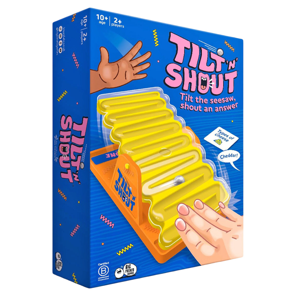Tilt N Shout balance game box by Game Guru