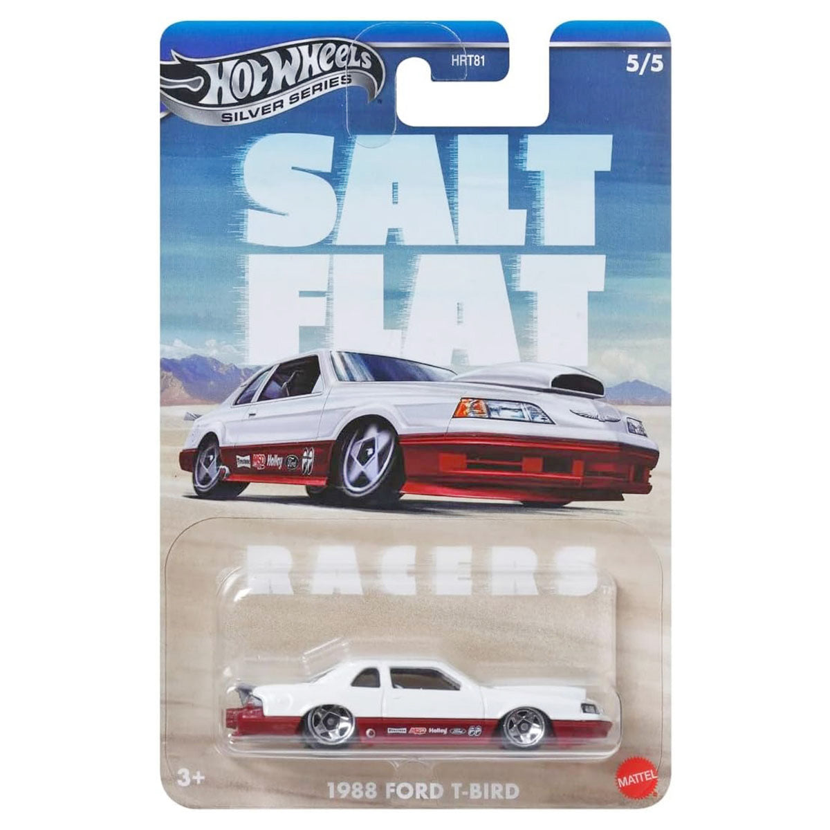 Hot Wheels Silver Series: Salt Flat Racers 1988 Ford T-Bird Car (1/5)