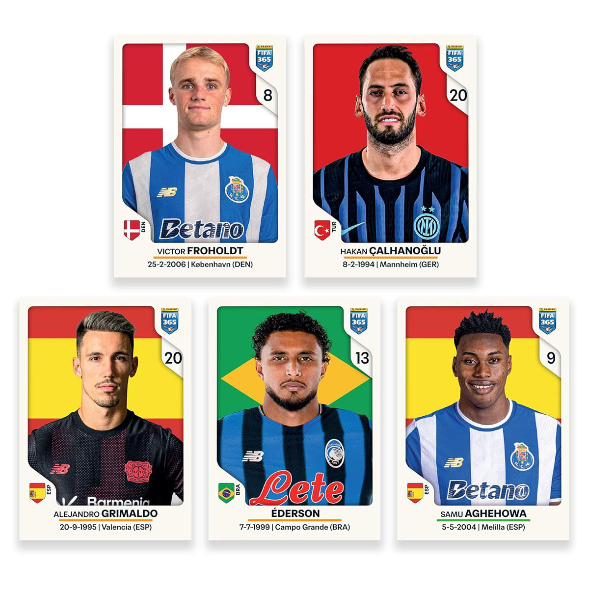 Football player and foil stickers close-up