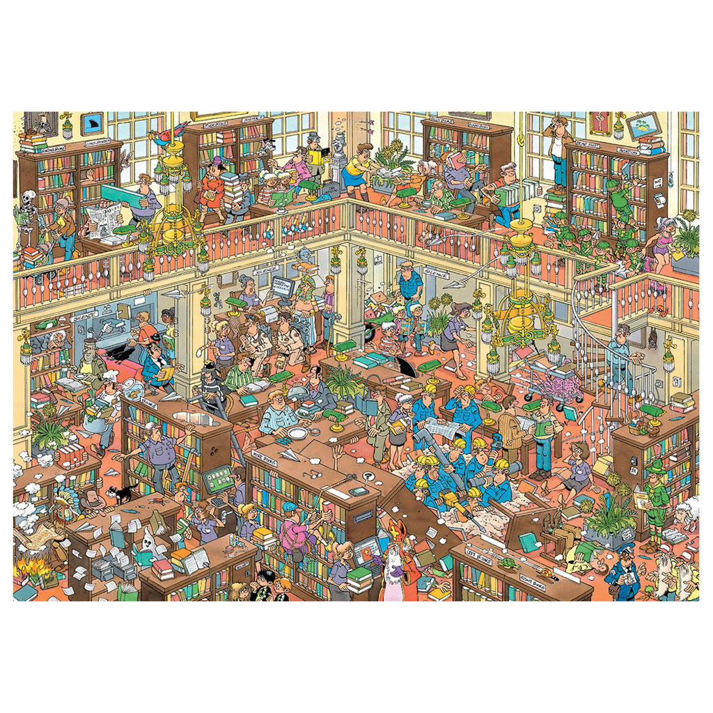 Jan van Haasteren The Library 500XL Piece Jigsaw Puzzle