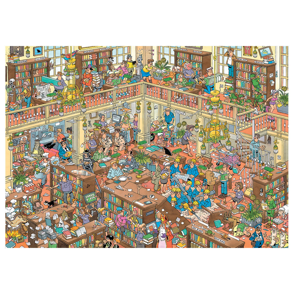 Jan van Haasteren The Library 500XL Piece Jigsaw Puzzle