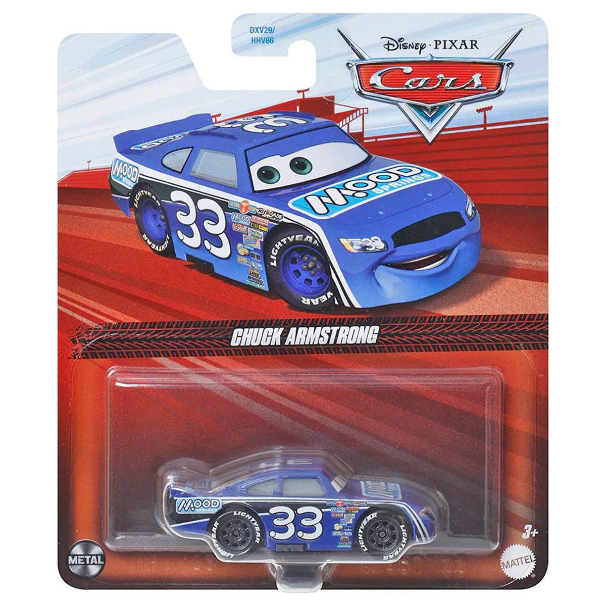 Disney Pixar Cars: Chuck Armstrong 1:55 Car 